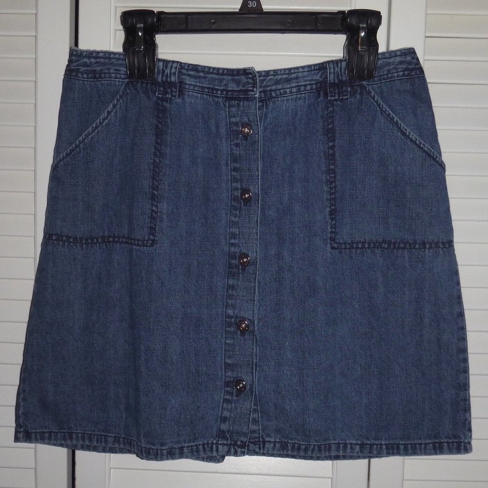 Kate Hill Blue Denim Skort